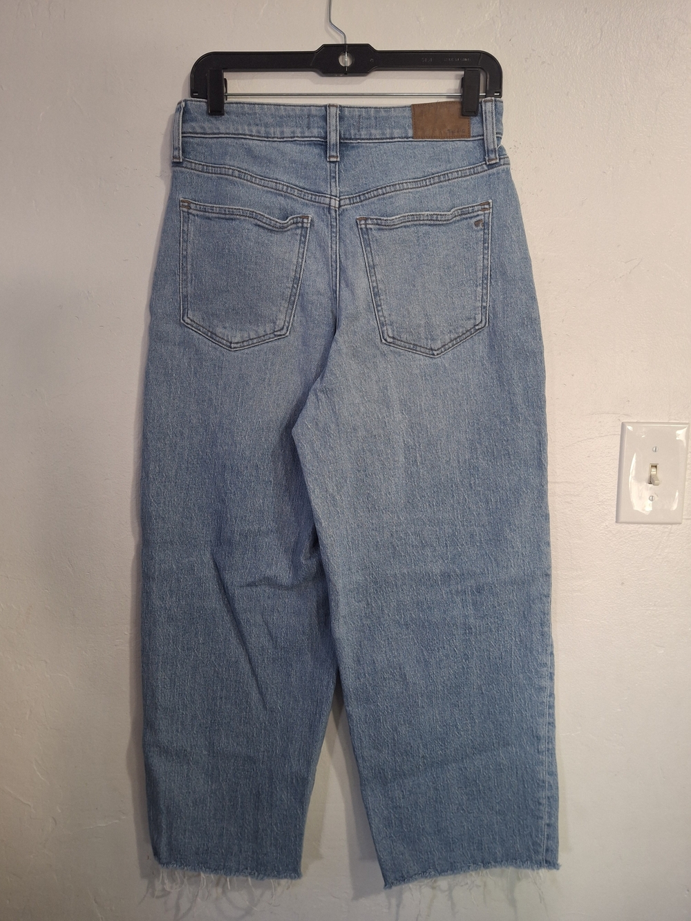 Madewell  Blue The Curvy Prefect Vintage Wide-Leg Crop Jean Size 27